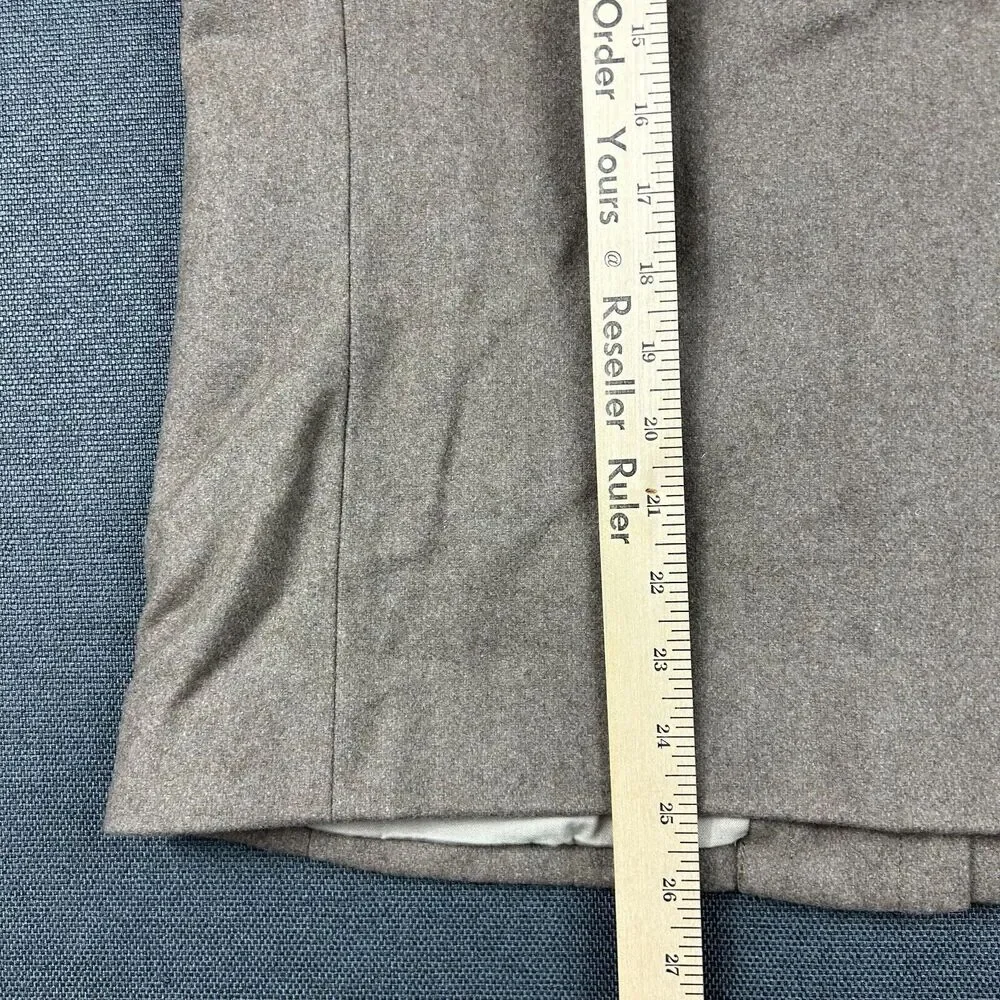 Jcrew Jacket Womens Medium Caramel Brown Full Zip Wool Blend Bomber‎ Career